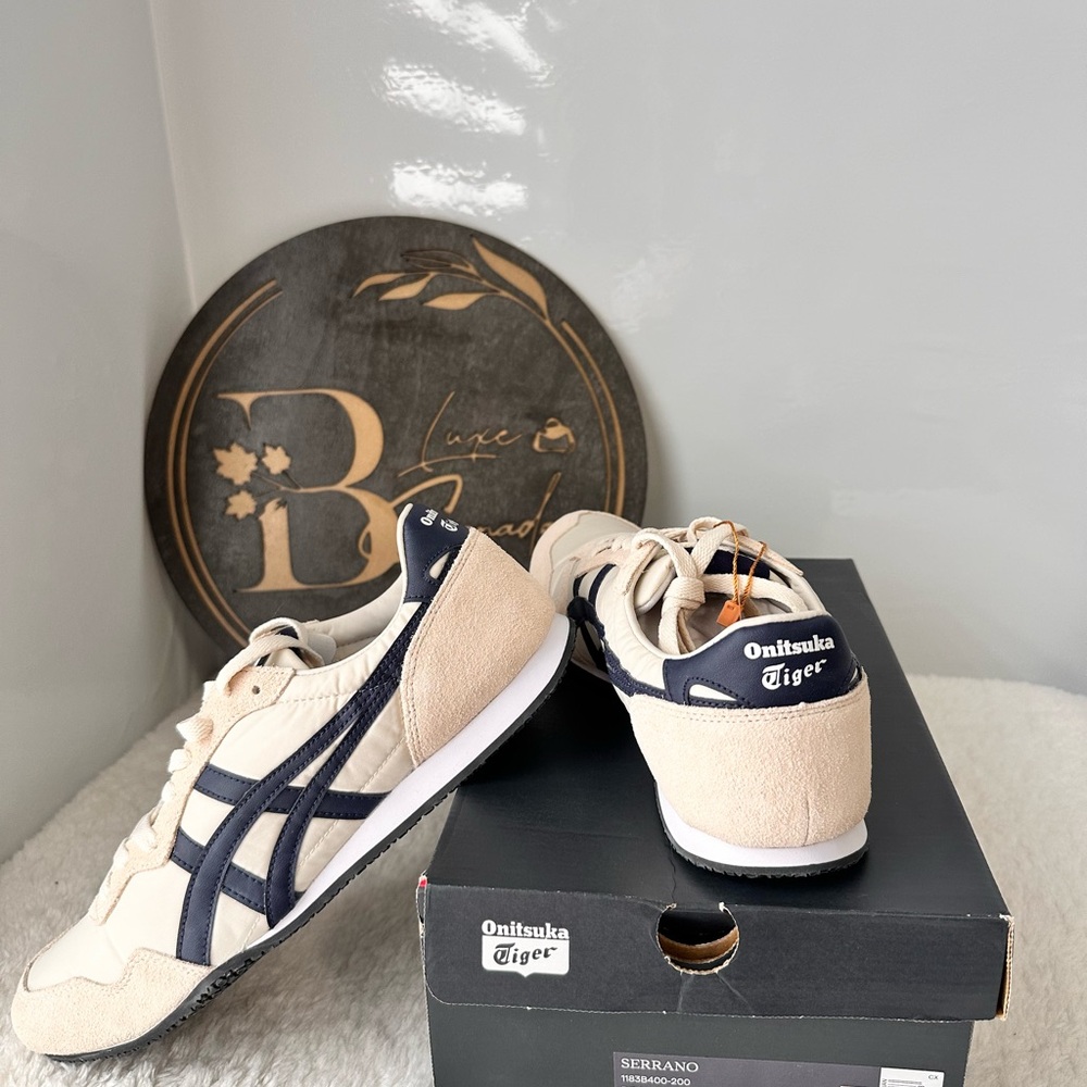 Onitsuka Tiger by Asics Sneakers in Cream and Black